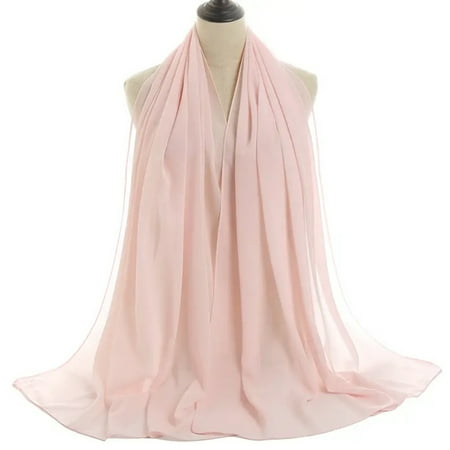 

YJHBRCYWM Soft Stylish and Breathable Solid Color Chiffon Headband Scarf for Women - Lightweight Sun-proof Shawls with Versatile Styling Options - Fashion Accessory