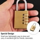 thumbnail image 4 of sweethay Cerradura de combinación candado de seguridad de latón macizo impermeable resistente al desgaste cajón Hardware almacén puerta Type3 NO3, 4 of 6