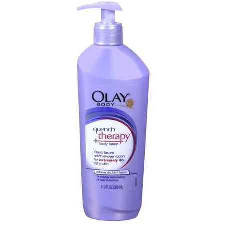 Olay Body Quench: Extreme Dry 2 In 1 Rescue Therapy Body Lotion, 11.8 fl oz