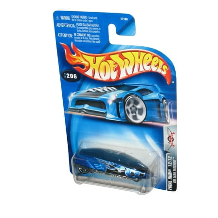 Hot Wheels Final Run 12/12 (2003) Blue GM Lean Machine Toy Car #206