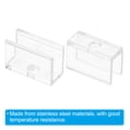 thumbnail image 4 of Unique Bargains LED Strip Light Clips Mounting Bracket Fixing Clips Plastic for 5.9-6.4mm Neon Light Cable Clear 40 Pack, 4 of 6
