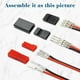 thumbnail image 1 of Ounissouiy Plástico de alta conductividad y rendimiento confiable: kit macho hembra con conector JR fácil de almacenar Kits de construcción modelo, 1 of 6