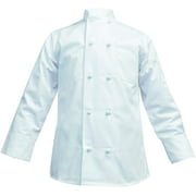 Long Sleeve Chef Coat-Easy-Care Twill XX-Large, 6 Pack White