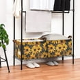 thumbnail image 7 of Ryvnso Sunflower Flowers Storage Bins Large Basket Foldable Cube Toys Organizer with Handles 1 PC, 7 of 7