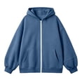thumbnail image 3 of Shadoumai 4-15 Years Girls Zip Up Hoodies Comfy Cute Long Sleeve Sweatshirt Jacket with Pockets 2026 Fall Winter Teen Clothes, 3 of 5