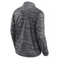 thumbnail image 3 of Men's Fanatics Charcoal Texas Rangers Getting Faster Space-Dye Quarter-Zip Top, 3 of 3