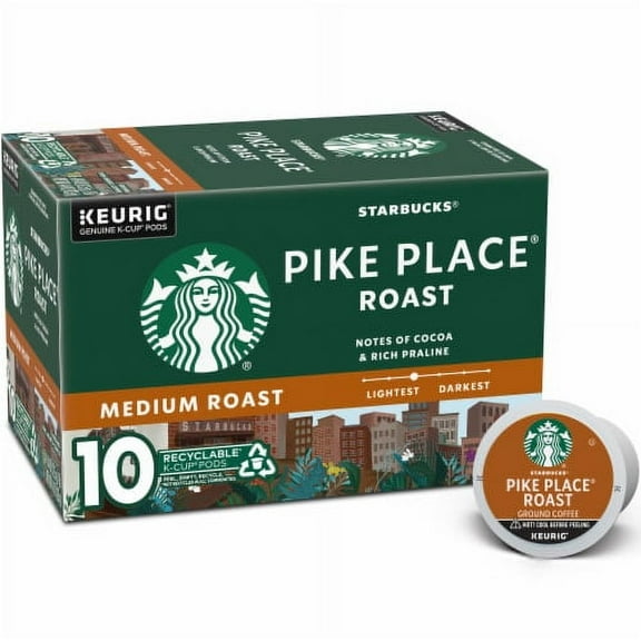 Starbucks Pike Place Medium Roast K-Cup Coffee Pods