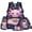 Axolotl Milk Tea, variant on Capybara 4 Piece School Backpack Set with Portable Lunch Bag Multifunctional Pencil Case Water Bottle Bag Carrier for Sports Travel & School