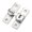 Silver, variant on Homenest 90 Degree Barn Door Alloy Rotate Door Lock Sliding Door Flip Lock for Cabinet Window Hardware with Screws,Black
