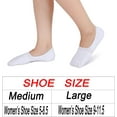 thumbnail image 2 of Women's Thick Cushion Cotton Athletics Casual Low Cut Flat Non-Slip Boat Liner No Show Socks-5/10 Pack, 2 of 5