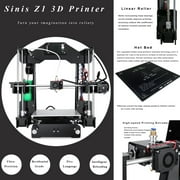 Professional High Precision DIY 3D Printer XYZ Printer Kits with LCD Display,Z1 3d Printing, 220x220x240mm