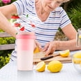 thumbnail image 1 of Mini vaso batidora portátil para exprimir frutas | Mezclador inalámbrico recargable USB | 300 ml Batidora personal ligera | Cuchillas de acero inoxidable | Fácil de limpiar | para Picnic en la, 1 of 8