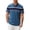 Mens Shirts Blue, variant on Mens Striped Shirts Business Casual Button Down Lapel Short Sleeve Pocket Golf Tees Work Shirt Fathers Gift