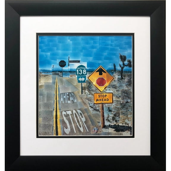 David Hockney "Pearblossom Highway" NEWLY CUSTOM FRAMED Book Folio Derived from a David Hockney Book