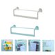 thumbnail image 1 of UPGRATOR 2Ud Soporte Para Toallas De Pared Con Doble Barra Sin Taladro En Material PP Para Y Cocina, 1 of 8