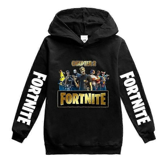 Chandail à Capuchon Décontracté à Manches Longues pour Adolescents avec Jeux de Dessins Animés, Sweat à Capuche Graphique Fortnite pour Garçons et Filles de 2 à 16 Ans XDD-H1429