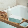 thumbnail image 1 of Toalla de tela de terciopelo de microfibra | Trapo de mano para baño cocina hotel | Poliéster suave altamente absorbente | Duradero, duradero, sin desprendimiento | Grande 55x28 pulgadas | 1 Pieza, 1 of 6