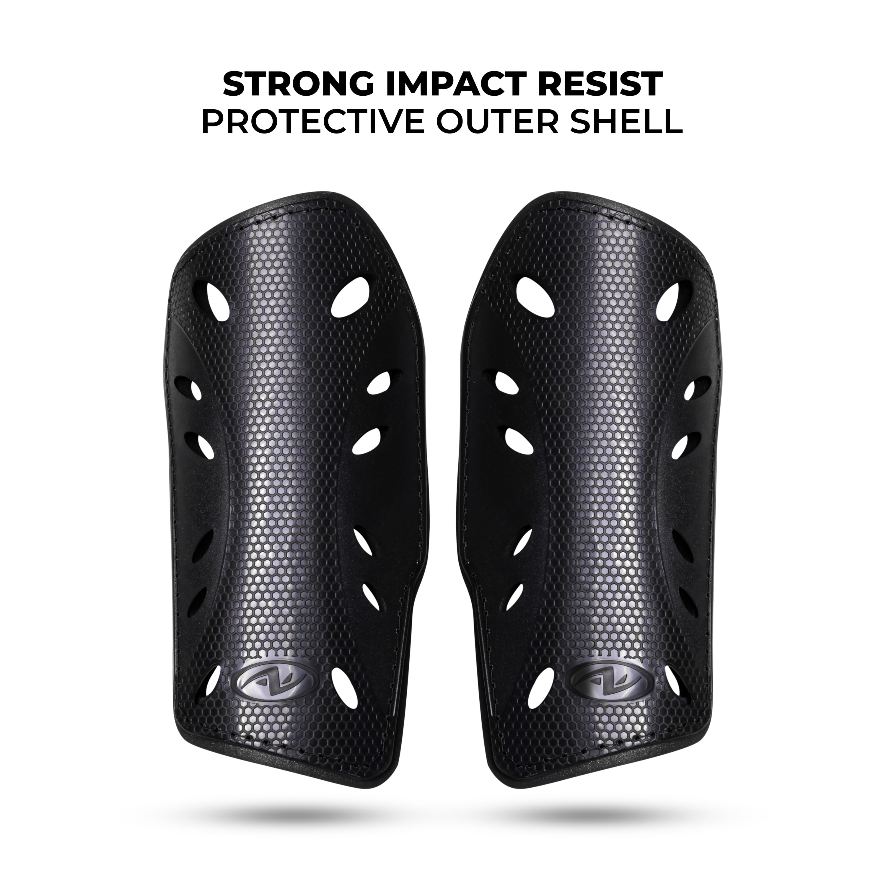 Athletic Works Soccer Shin Guard with Sleeve, Medium