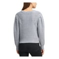 thumbnail image 2 of DKNY Womens Snowflake Pullover Sweater, Grey, Large, 2 of 4