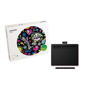 Wacom Pentablet WACOM Intuos Small With Wireless Crysta Pink Android with data benefits TCTL4100WL/P0// Studio