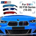 thumbnail image 2 of ABS set compatible with BMW X2 F39 series 2018 2019 2020 2021 2022 car grille bar trim clip M power performance accessories, 2 of 5