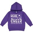 thumbnail image 2 of Inktastic Here to Cheer Cheerleading with Arrow and Stars Toddler Hoodie, 2 of 4