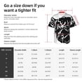 thumbnail image 3 of KLL Men's Hawaiian Shirt Short Sleeve Button Down Beach Shirts-Red Heart And Puppy Of Bulldog, 3 of 5