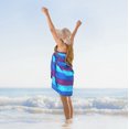 thumbnail image 3 of HAPPY BAY Women's Beachwear Summer Beach Bikini Wraps Swimwear Swim Cover up Wrap Skirt Bathing suit Swimsuit Sarong Coverups for Women One Size Violet, Tie Dye, 3 of 5