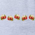 thumbnail image 2 of CafePress - Row Of Retro Strawberries - Cute Infant Baby Football Bodysuit, 2 of 3