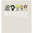 thumbnail image 2 of Beetlejuice Chibi Character Line-Up Adult Sand Long Sleeve Hoodie-XL, 2 of 3