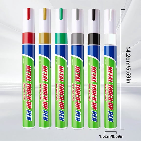 Golden Paint Markers, 1 Pack Oil-Based Waterproof Quick Dry Permanent Paint Pen
