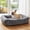 Faux Rabbit Plush-28*22* 8 inches, variant on Faux Rabbit Plush Pet Bed 23*23*8 inches For Indoor Cats and Small Dogs