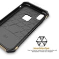 thumbnail image 6 of TJS Apple iPhone Xs MAX 2018 Case, 360° Belt Clip Holster Dual Layer Hybrid Shock Absorbing Resist Kickstand Armor Phone Case Cover (Gold), 6 of 8