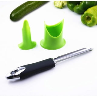4Pcs/set Zucchini and Eggplant Corer Vegetable Spiral Cutter Digging Device  Stuffed for Multifunctional Vegetable Corers