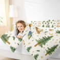 thumbnail image 3 of Erosebridal Capybara Lover Twin Comforter Sets For Kids,Happy Camping Green Pine Tree Bedding Set For Girls Boys Reversible 2pcs, 3 of 7