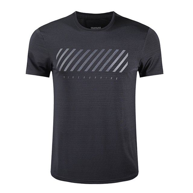 XDZJLR T-Shirts pour Hommes Col Rond Actif / Hauts à Manches Courtes pour Course Athlétique, Gym, Entraînement