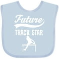 thumbnail image 3 of Inktastic Future Track Star Girls Sports Girls Baby Bib, 3 of 4