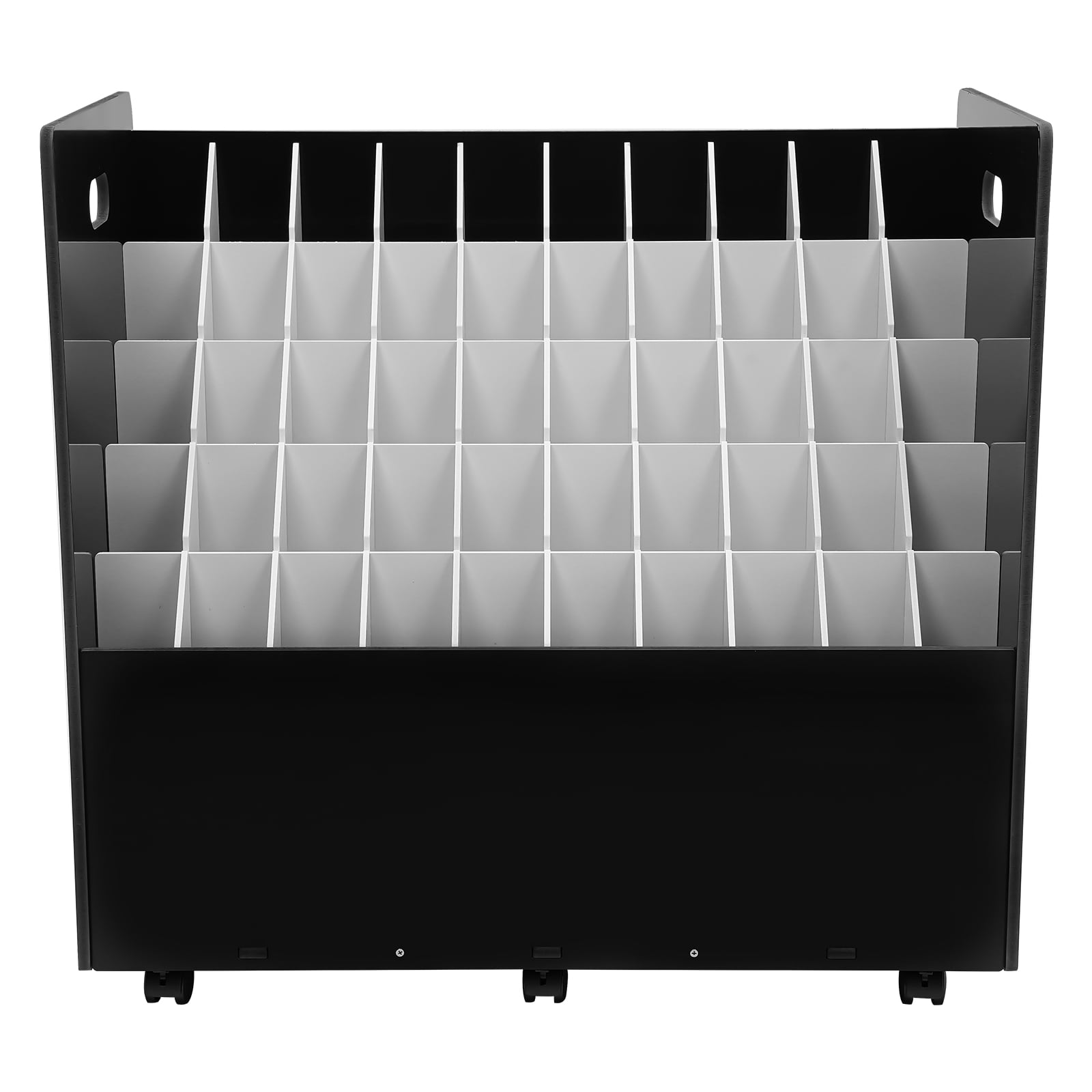50 Slot Blueprint Storage Rack Cart, Blue Print Storage Organizer with Wheels, Construction Plan Holders, Blueprint Cabinet, Storage Roll Files