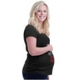thumbnail image 6 of Pregnant Not Furry Don't Touch Me Women's Maternity T Shirt Tee Brisco Brands S, 6 of 7