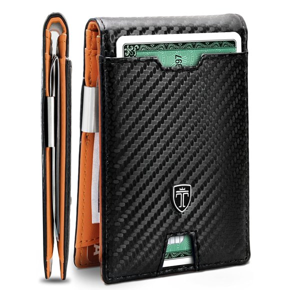 Cartera TRAVANDO AUSTIN de piel delgada con bloqueo RFID para hombre