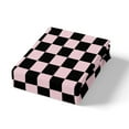 thumbnail image 4 of Erosebridal Teens Lattice Checkerd Duvet Cover King,Buffalo Plaid Comforter Cover King,Teens Bedroom Decor,Reversible,3 Pieces(No Comforter), 4 of 7