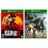 Xbox One Red Dead Redemption 2 and Titanfall 2 with Nitro Scorch Pack DLC