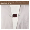 thumbnail image 6 of 2 Pack Dress Cinch Clips, Tightener Dress Back Cinch Clip(Wine Red), 6 of 6
