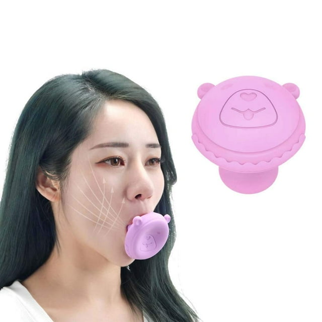 Ejercitador para moldear el cuello de la cara de la mandíbula para mujeres, reafirmante de estiramiento facial en forma de V, ejercitador de doble mentón, lindo, portátil, antiarrugas, entrenamiento de la boca, herramienta de entrenamiento para adelgazar la cara Ormromra CZMR-ZH120