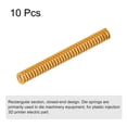 thumbnail image 3 of Die Spring, 8mm OD 75mm Long 10 Pack Stamping Light Load Compression Yellow, 3 of 5