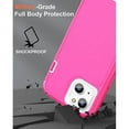 thumbnail image 3 of Heavy Duty Case Designed for iPhone 15 Shockproof Triple Layer Rugged Case 6.1inch, 3 of 6