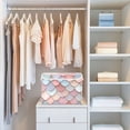 thumbnail image 4 of Yayeee Collapsible Cube Storage Bin with Lid Fabric Closet Decorative Basket with Handles, Art Pattern, 4 of 7