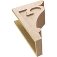 thumbnail image 6 of 7"W x 14"D x 21"H Classic Mayflower Rough Cedar Woodgrain TimberThane Corbel, Primed Tan, 6 of 6