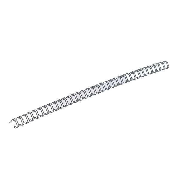 Unión En Espiral, Bobinas De Unión Espirales De 100 Piezas De Unión De Unión De 6.4 Mm De Diámetro 34 Dientes 3: 1 Para 20 Piezas A4 Papel