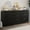 Black, variant on VNT 55" Long Dresser for Bedroom, Modern White Dresser with 7 Drawers & Anti-Tip Kit